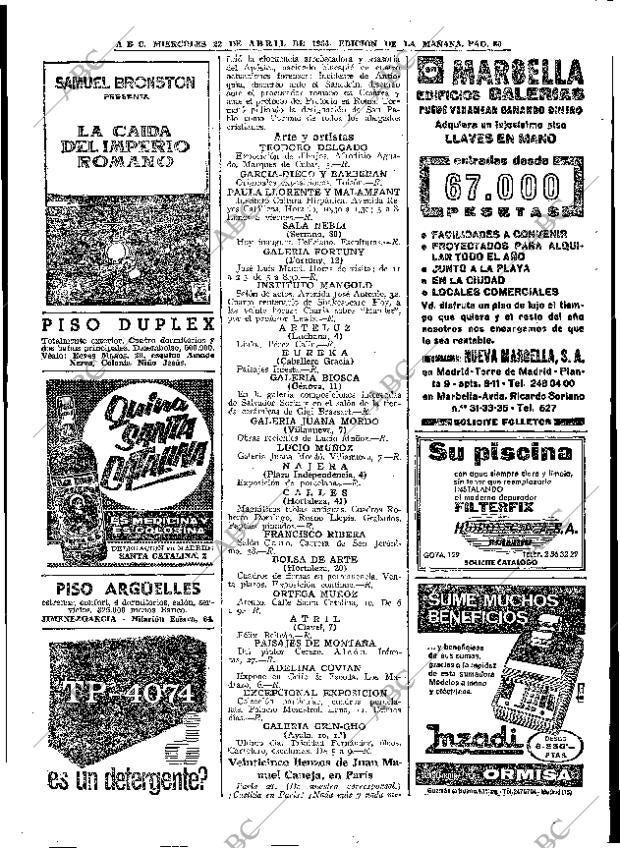 ABC MADRID 22-04-1964 página 80