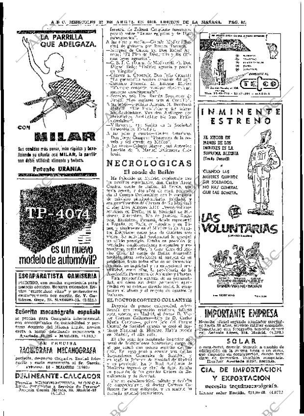 ABC MADRID 22-04-1964 página 82