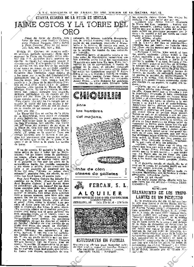 ABC MADRID 22-04-1964 página 83