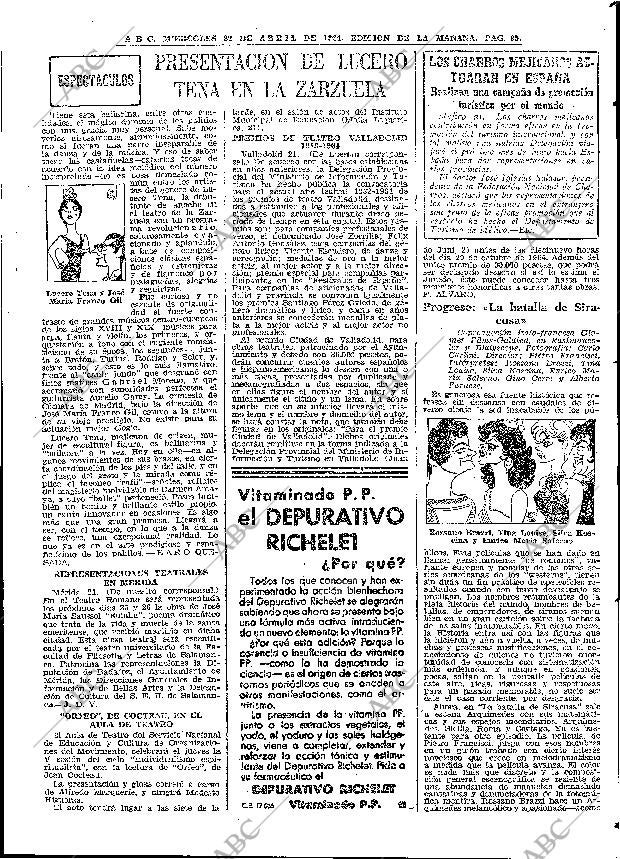 ABC MADRID 22-04-1964 página 95