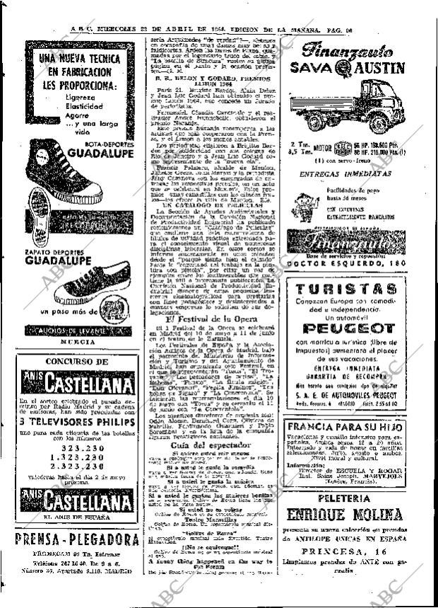 ABC MADRID 22-04-1964 página 96