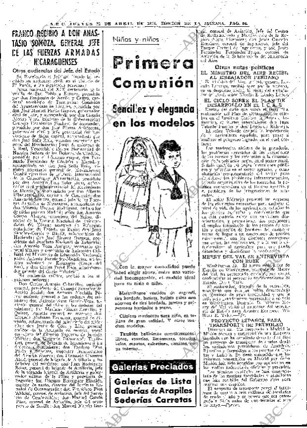 ABC MADRID 23-04-1964 página 56