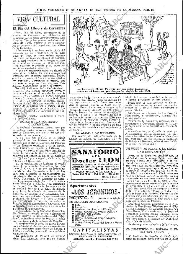 ABC MADRID 24-04-1964 página 55
