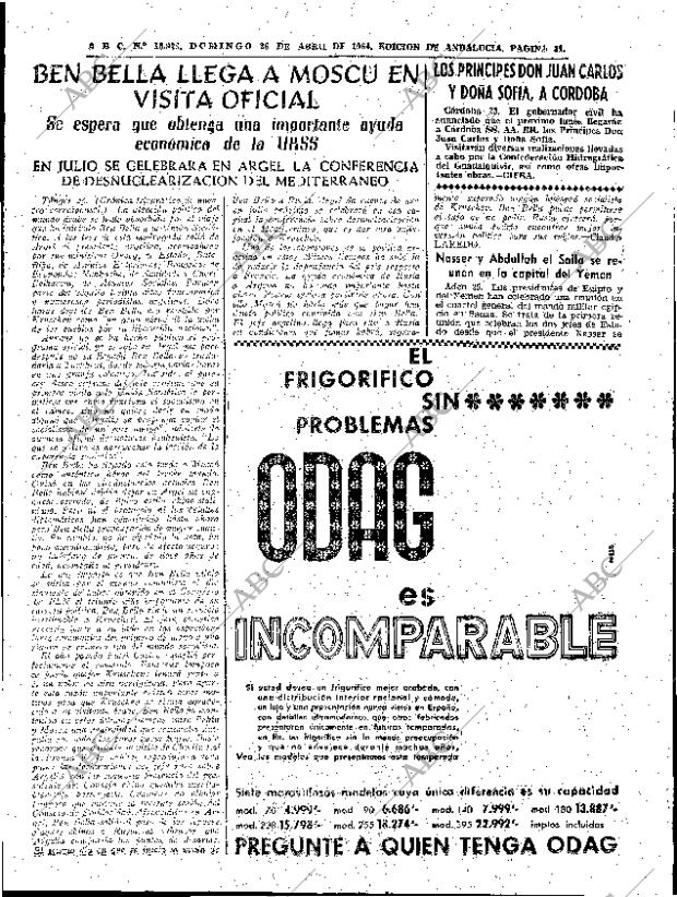 ABC SEVILLA 26-04-1964 página 51