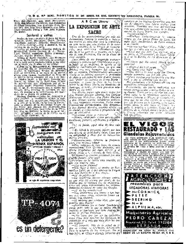 ABC SEVILLA 26-04-1964 página 76