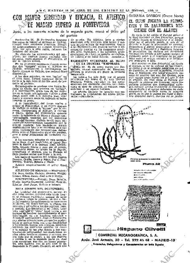 ABC MADRID 28-04-1964 página 71