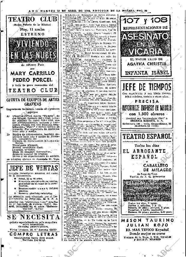 ABC MADRID 28-04-1964 página 80