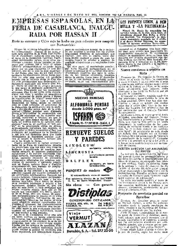 ABC MADRID 01-05-1964 página 33