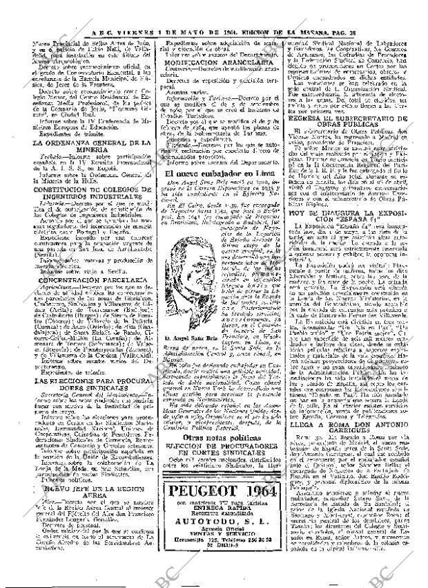 ABC MADRID 01-05-1964 página 38