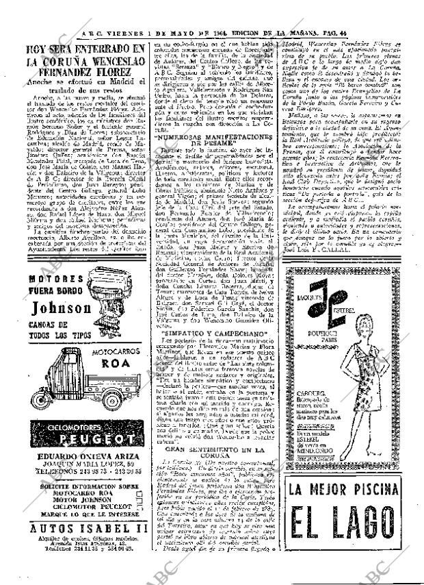 ABC MADRID 01-05-1964 página 44