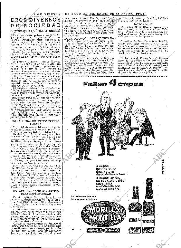 ABC MADRID 01-05-1964 página 51