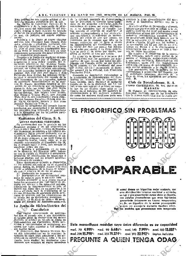 ABC MADRID 01-05-1964 página 55
