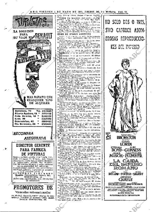 ABC MADRID 01-05-1964 página 70