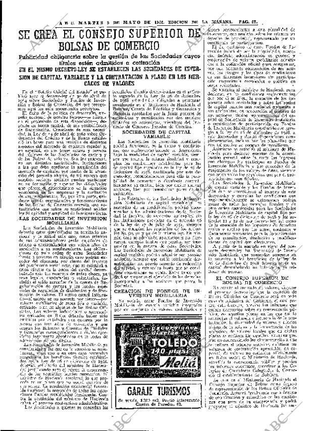 ABC MADRID 05-05-1964 página 67