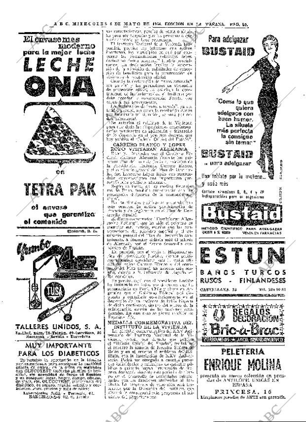 ABC MADRID 06-05-1964 página 50