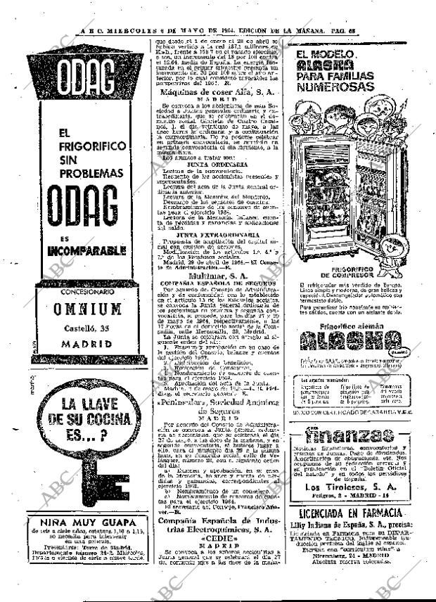 ABC MADRID 06-05-1964 página 68