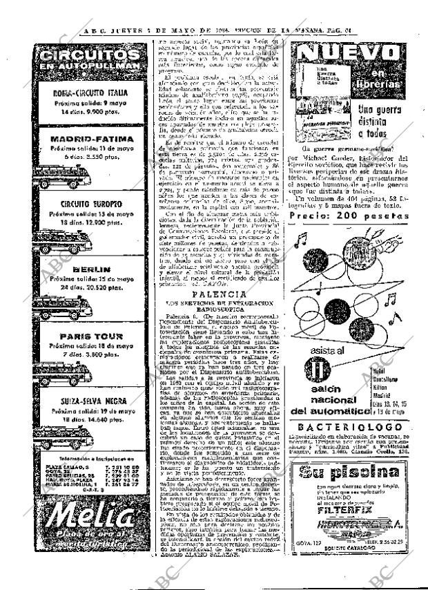 ABC MADRID 07-05-1964 página 64