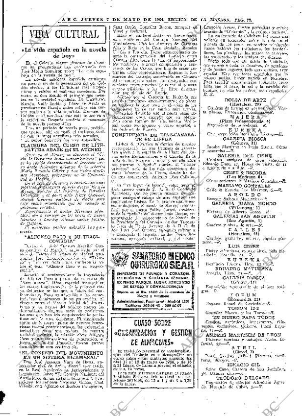 ABC MADRID 07-05-1964 página 77