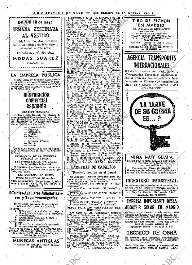 ABC MADRID 07-05-1964 página 86