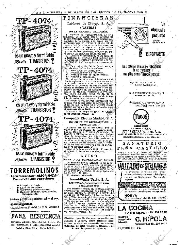 ABC MADRID 08-05-1964 página 56