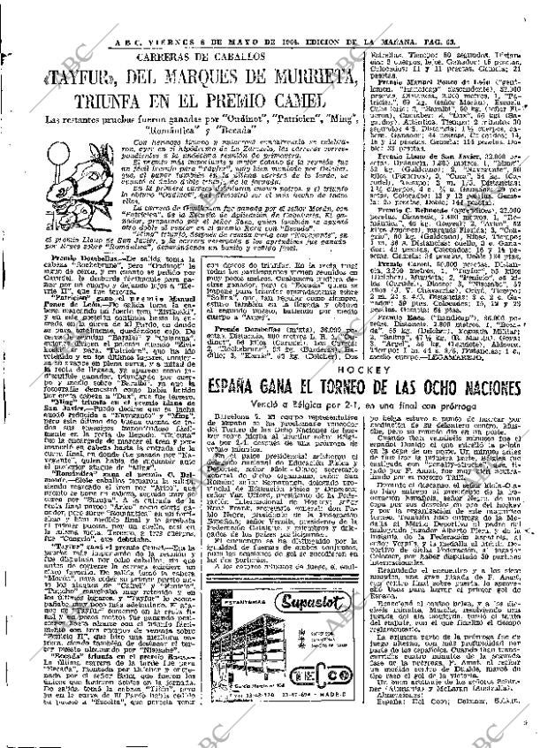 ABC MADRID 08-05-1964 página 63