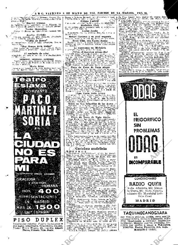 ABC MADRID 08-05-1964 página 66