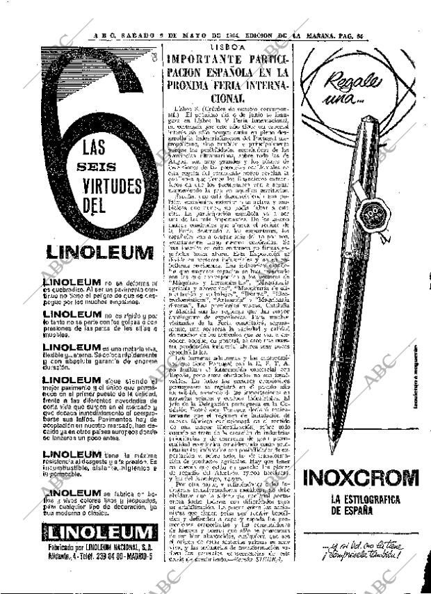 ABC MADRID 09-05-1964 página 64