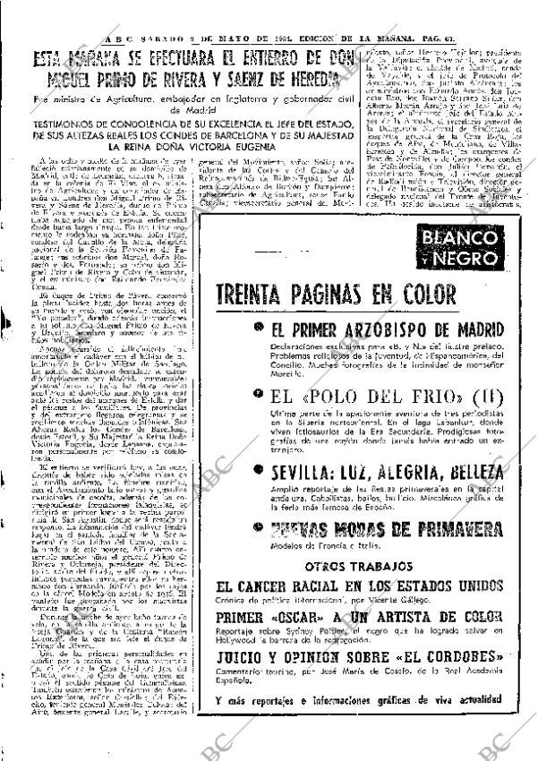 ABC MADRID 09-05-1964 página 67