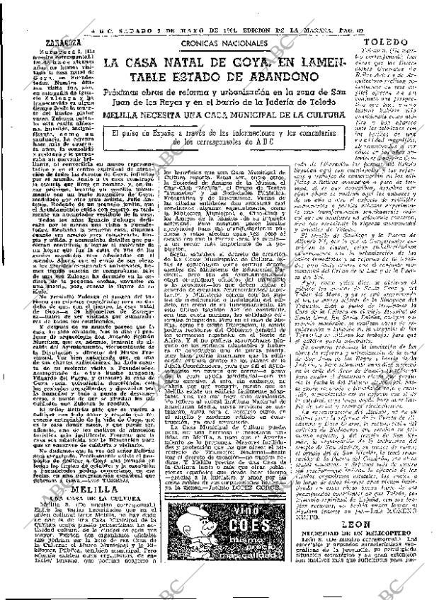 ABC MADRID 09-05-1964 página 69
