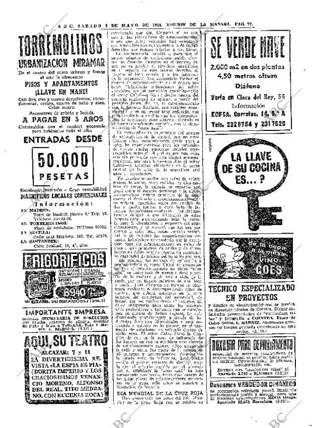 ABC MADRID 09-05-1964 página 72