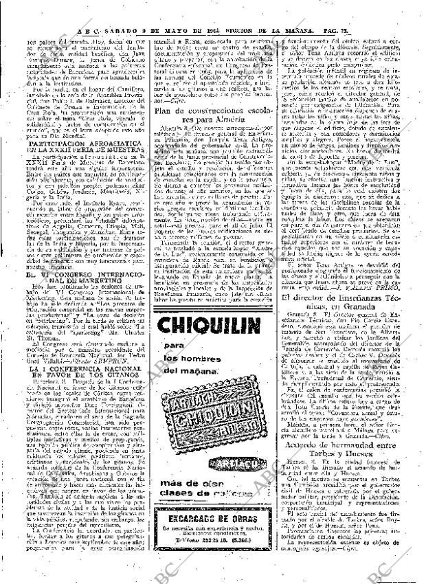 ABC MADRID 09-05-1964 página 73