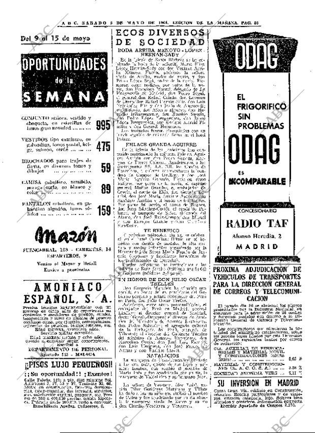 ABC MADRID 09-05-1964 página 80