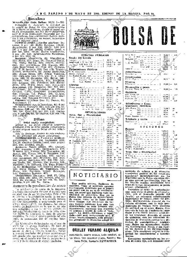 ABC MADRID 09-05-1964 página 84