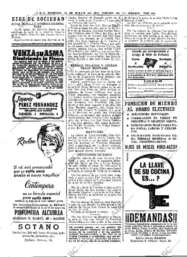 ABC MADRID 10-05-1964 página 104