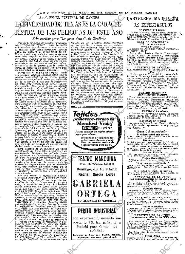 ABC MADRID 10-05-1964 página 119