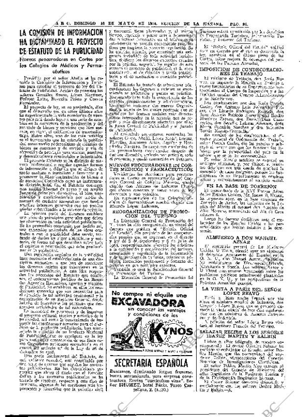 ABC MADRID 10-05-1964 página 96