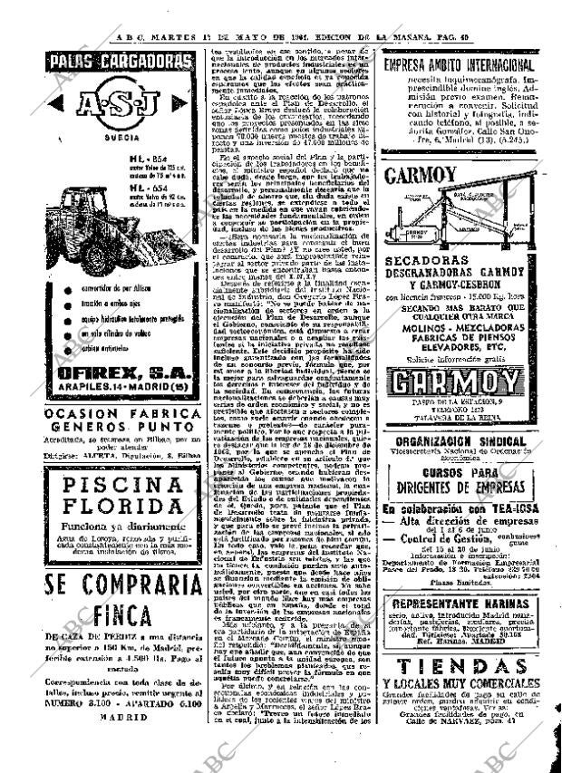 ABC MADRID 12-05-1964 página 40