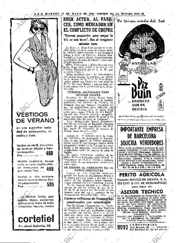 ABC MADRID 12-05-1964 página 46