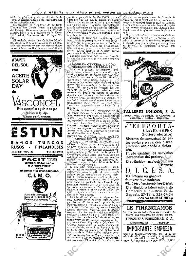 ABC MADRID 12-05-1964 página 56