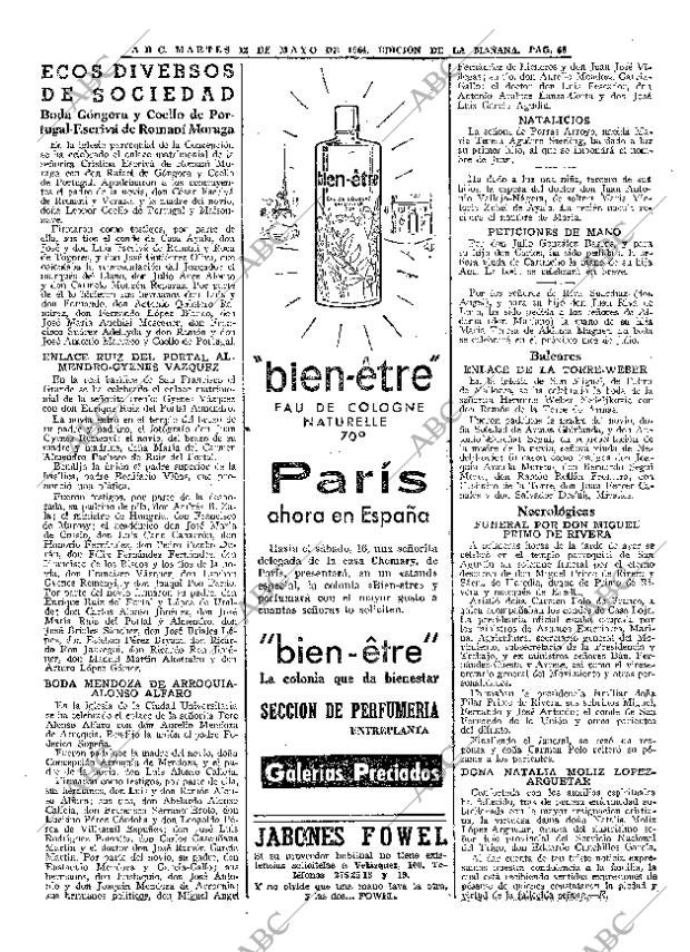 ABC MADRID 12-05-1964 página 68