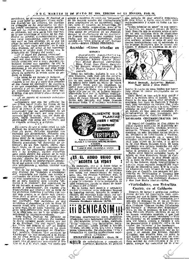 ABC MADRID 12-05-1964 página 84