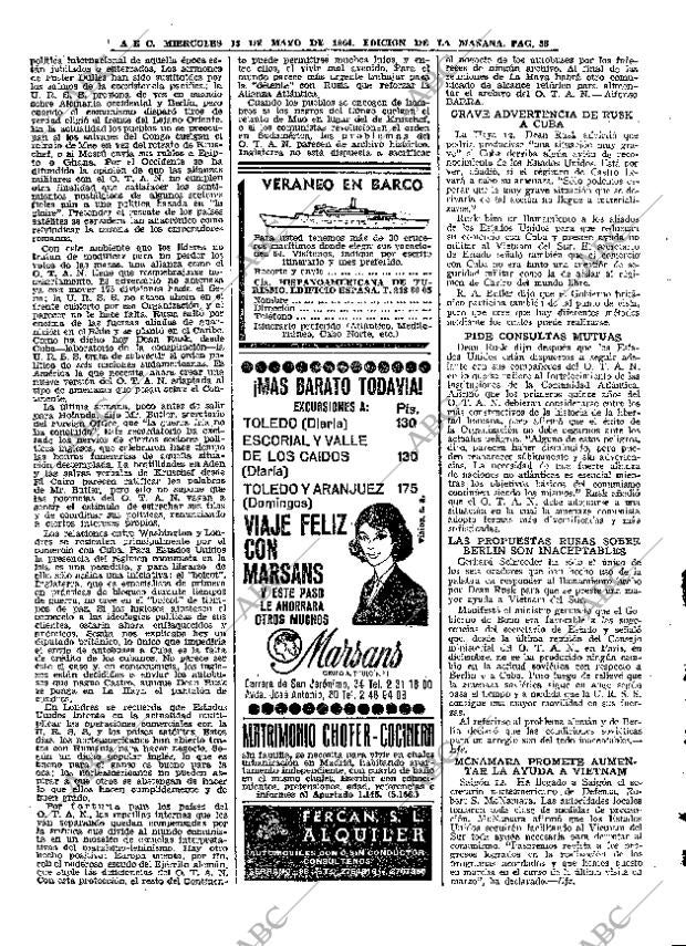 ABC MADRID 13-05-1964 página 58