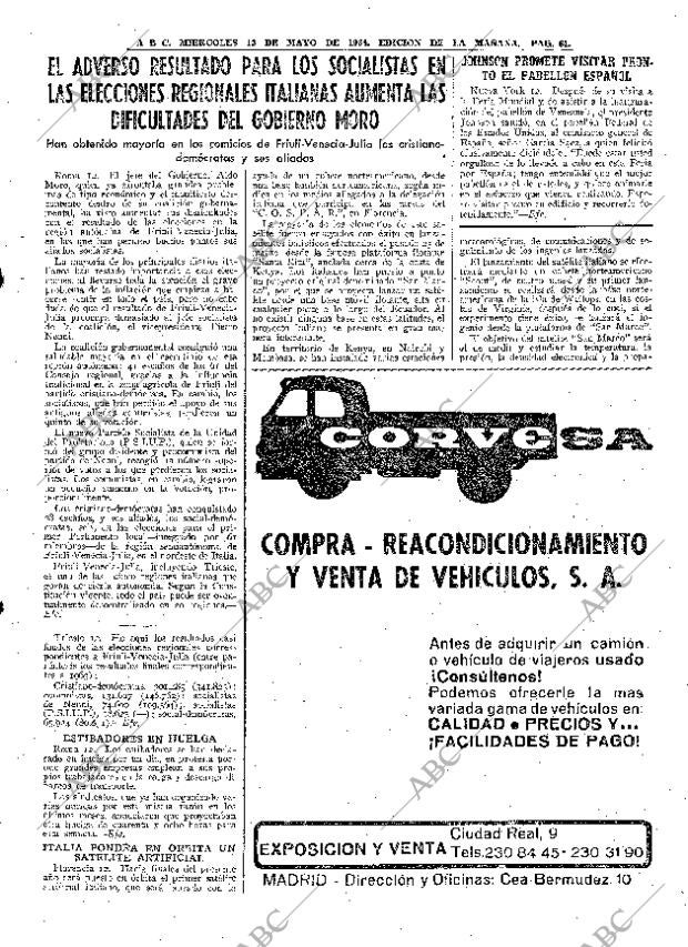 ABC MADRID 13-05-1964 página 61