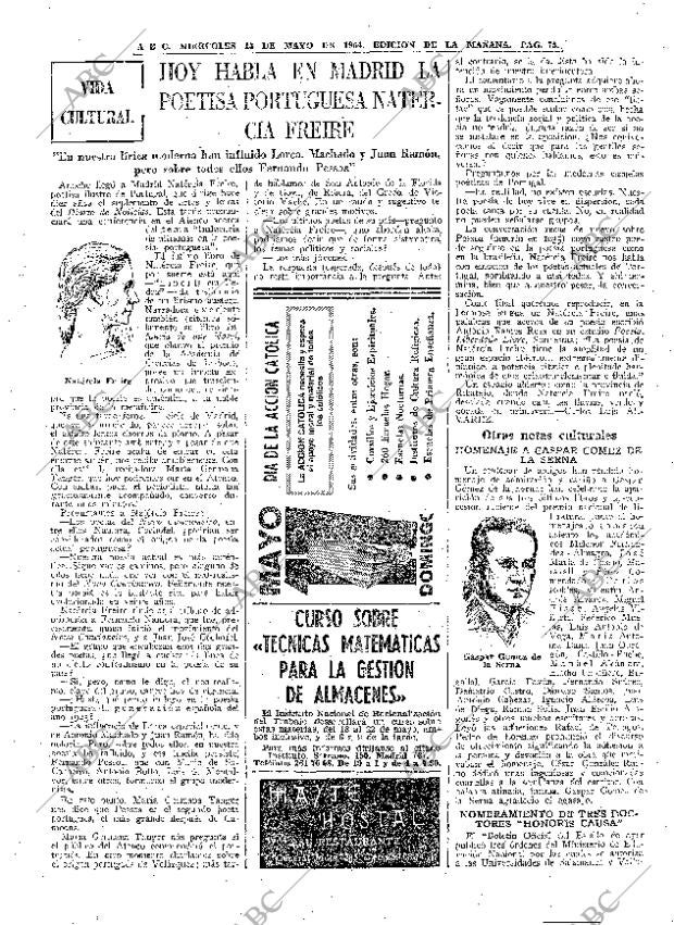 ABC MADRID 13-05-1964 página 75