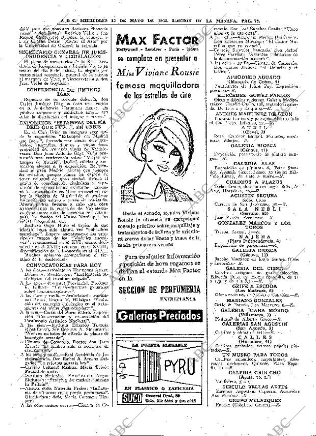 ABC MADRID 13-05-1964 página 76