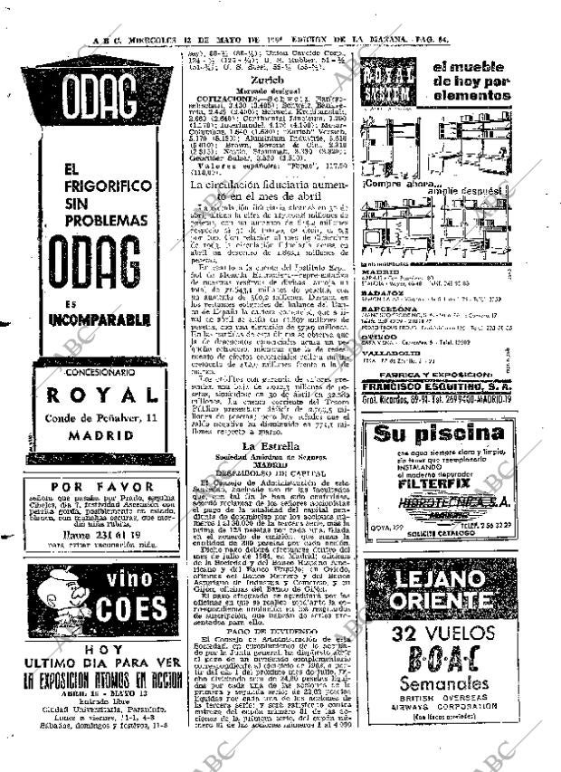 ABC MADRID 13-05-1964 página 84