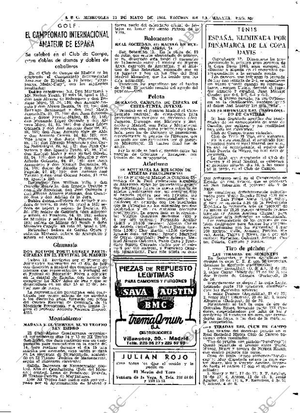 ABC MADRID 13-05-1964 página 89