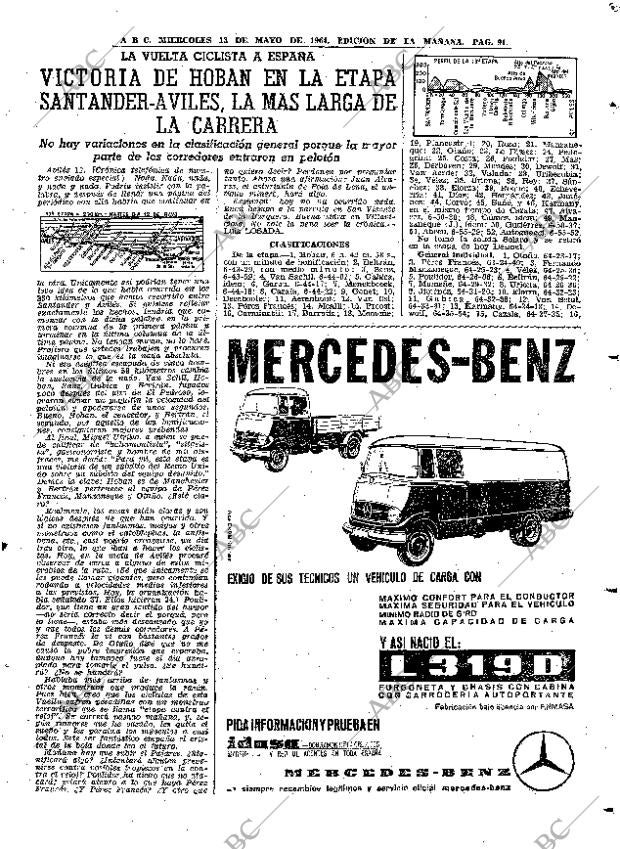 ABC MADRID 13-05-1964 página 91