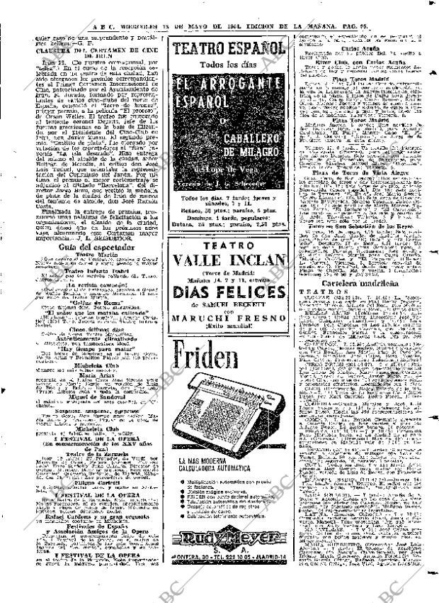 ABC MADRID 13-05-1964 página 95