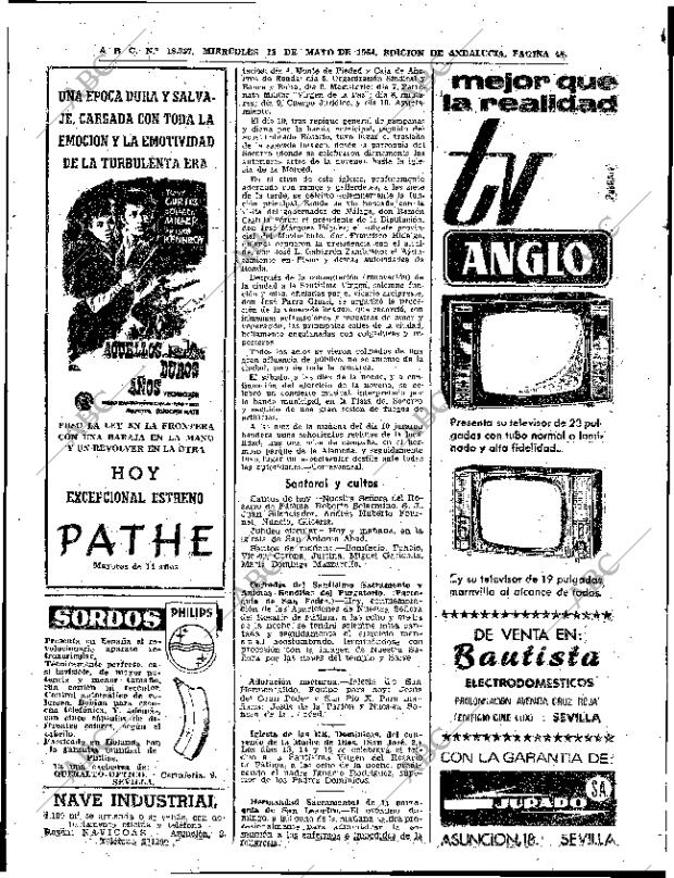 ABC SEVILLA 13-05-1964 página 42